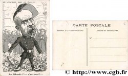 FRANC-MAÇONNERIE - PARIS carte postale satirique ND