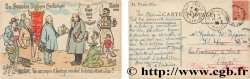 FRANC-MAÇONNERIE - PARIS carte postale couleurs satirique 1907