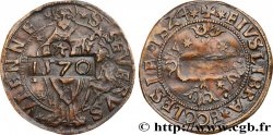 DAUPHINÉ - JETONS DIVERS Méreau du chapitre Saint-Sévère de Vienne 1524
