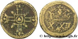 LOUIS XIII et LOUIS XIV - POIDS MONÉTAIRE Poids monétaire pour le double louis d’or aux huit L TB