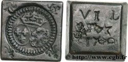 LOUIS XV AND LOUIS XVI - COIN WEIGHT Poids monétaire pour le louis d’or aux lunettes XF