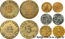 LOTS Lot de jetons à identifier VF/XF