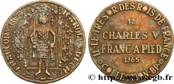 BP jetons and tokens Charles V - Franc à pied - n°12 1968