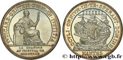 BRETAGNE - MÉDAILLES ET JETONS DU XIXe SIÈCLE Jeton de la Chambre de commerce de Nantes, poinçon SPL