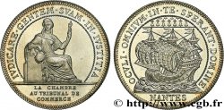 BRETAGNE - MÉDAILLES ET JETONS DU XIXe SIÈCLE Jeton de la Chambre de commerce de Nantes, poinçon n.d.