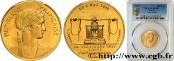 IV REPUBLIC Médaille de visite en or à la Monnaie de Paris par Delannoy MS64