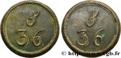 PORTUGAL (ROYAUME DE) ET BRÉSIL - JEAN V Poids monétaire pour les pièces d’or de 6.400 reis du Brésil n.d.