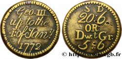 ENGLAND - COIN WEIGHT Poids monétaire pour la guinée 1772