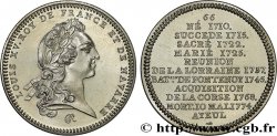 METALLIC SERIES OF THE KINGS OF FRANCE  66 - Règne de Louis XV - refrappe ultra-moderne n.d.