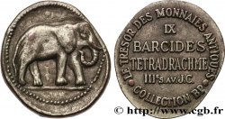BP jetons and tokens BARCIDES - Tétradrachme - n°IX 1968