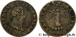 LOUIS XIII LE JUSTE Jeton en forme de double tournois TTB