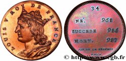 SÉRIE MÉTALLIQUE DES ROIS DE FRANCE Règne de LOUIS V - 34 VZ