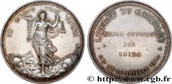LYON ET DU LYONNAIS (JETONS ET MÉDAILLES DE...) Médaille, courtiers de commerce de soie 1866