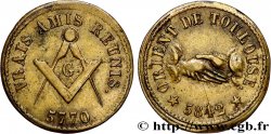 FRANC-MAÇONNERIE - PARIS TOULOUSE, LES VRAIS AMIS REUNIS n.d.