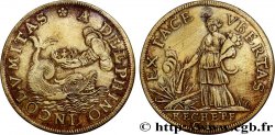 DAUPHINÉ - LOUIS, DAUPHIN (futur LOUIS XIV) Jeton banal pour le Dauphiné VZ