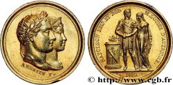 NAPOLEON S EMPIRE Médaille, Quinaire, Mariage de Napoléon Ier et de Marie-Louise 1810