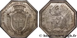 ORLÉANAIS - Noblesse et villes Jeton octogonal Ar 32, Crignon de Bonvalet, maire d’Orléans, devise en petits caractères 1786