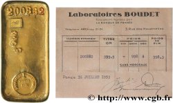 OR, PALLADIUM ET PLATINE INVESTISSEMENT Lingot de 1 kg - OR 998,3 SUP