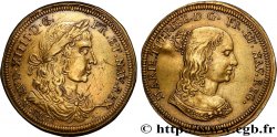 ROUYER - X. JETONS DE NUREMBERG MARIE THÉRÈSE D’AUTRICHE ET LOUIS XIV TTB