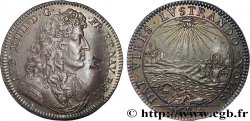 LOUIS XIV THE GREAT or THE SUN KING Jeton Ar 27 1684