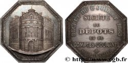 BANKS - CRÉDIT INSTITUTIONS SOCIETE DE DEPOTS ET DE COMPTES COURANTS 1863