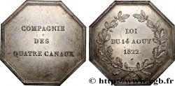 PONTS ET CHAUSSÉES COMPAGNIE DES QUATRE CANAUX 1822