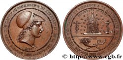 NORMANDY - 19TH CENTURY JETONS OR TOKENS Société libre d’émulation du commerce et de l’industrie de la Seine inférieure, abeille 1855