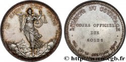 LYON ET DU LYONNAIS (JETONS ET MÉDAILLES DE...) Médaille, courtiers de commerce de soie 1866