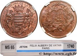 ILE DE FRANCE - TOWNS AND GENTRY Félix Aubery de Vatan (ou Vastan) - Paris MS65