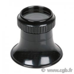 Loupe d’horloger grossissement x 10 L Optique Commerciale