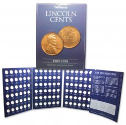 Album carton - Collector &nbsp;Lincoln Cents 1909 - 1958&nbsp; KRAUSE