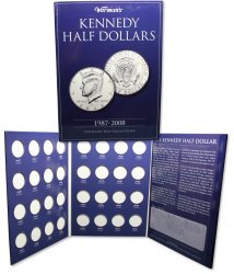 Album carton - Collector &nbsp;Kennedy Half Dollars 1987 - 2008&nbsp; KRAUSE