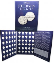 Album carton - Collector &nbsp;Jefferson Nickels 1968 - 2009&nbsp; KRAUSE