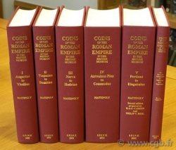 Coins of the Roman Empire in The British Museum Volume I – Augustus to Vitellius MATTINGLY Harold, CARSON R.A.G, HILL P.V.
