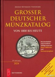 Grosser Deutscher Münzkatalog von 1800 bis heute - 39. auflage 2024 JUNGHANS Hermann, FASSBENDER Dieter