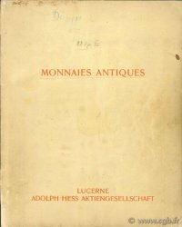 Catalogue de monnaies grecques et romaines 