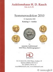 Auktionshaus H.D. Rauch - Sommerauktion 2010 - Katalog I - Antike - 13. September 2010 Rauch H.-D.