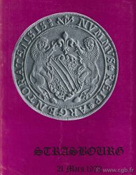 Monnaies grecques, romaines, françaises, féodales, Alsace, Lorraine, étrangères, ouvrages de numismatique, 21 mars 1972 BOURGEY É.