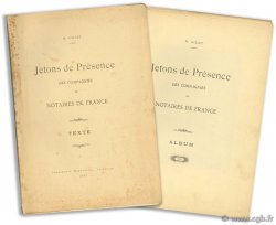Jetons de présence des compagnies de notaires de France GILLET R.