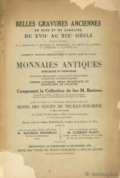 Belles gravures anciennes du XVIIème au XIXème siècle et monnaies antiques PLATT C.
