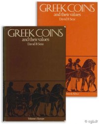 Greek coins and their values, vol. I : Europe ; Vol. II : Asia and Africa SEAR D.-R.