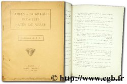 Camées - scarabées intailles pates de verre CIANI L.