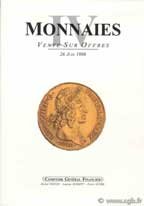 Monnaies 4 - Vente générale PRIEUR Michel, SCHMITT Laurent