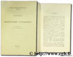 Bibliographie numismatique - supplément : ordres et décorations - Cercle d Études Numismatiques travaux 4 SUETENS I.