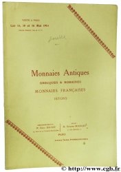 Monnaies antiques romaines, monnaies françaises, jetons BOURGEY É.