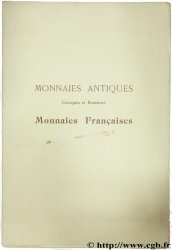 Monnaies antiques grecques et romaines, monnaies Françaises BOURGEY É.