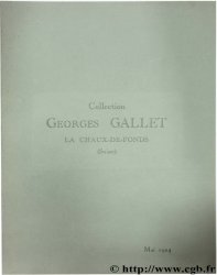 Collection Geroges Gallet La Chaux-de-Fonds (Suisse) - Monnaies grecques et Romaines, médailles artistiques françaises et étrangères CIANI L., FLORANGE J. 