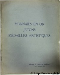 Collection de M. E. de P. - Monnaies en or - jetons - médailles artistiques du XVème au XVIIème siècle CIANI L.