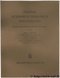 Sylloge Nummorum Graecorum Deutschland, Staatliche Münzsammlung München, 6 heft, Sikelia n° 1-873-1670 ; Punier in Sizilien n° 1589-1662 ; Lipara n° 1671-1694 ; Sardinia 1695-1755 ; Punier in Sardinier 1695-1749 ; Nachträge n° 1756-1774 