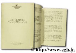 Littérature numismatique 
